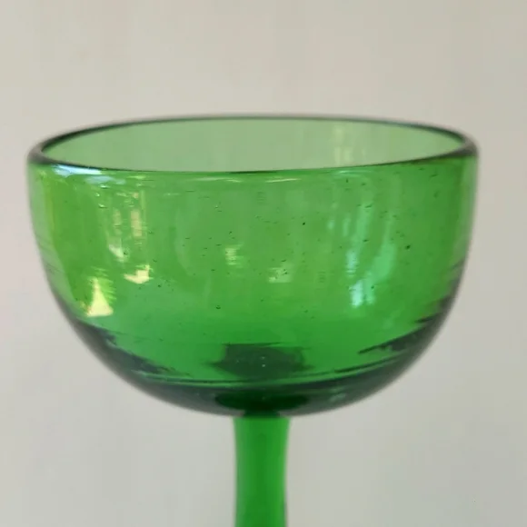 Hand blown recycled glass candle holder - Picture 3 of 6
